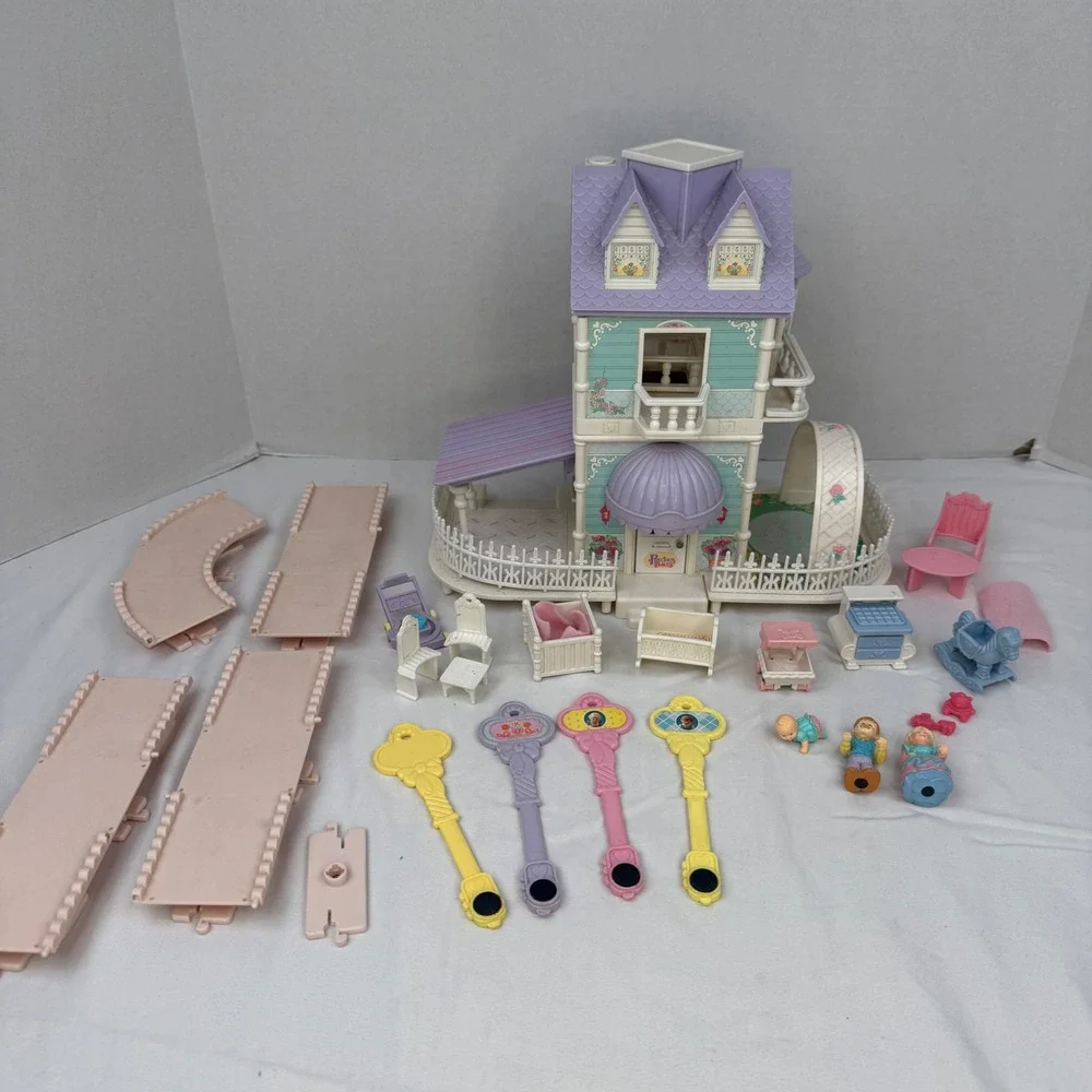 Vintage Fisher-Price Precious Places Baby's Nursery Cottage 5161 Boxed Set 1989